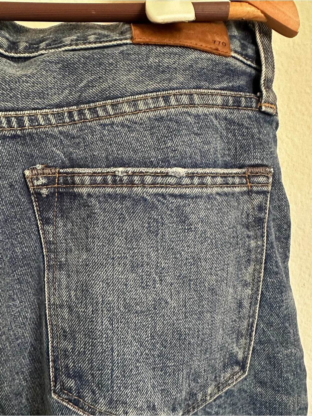 J.Crew 770 Selvage Jeans Men’s Dark Wash W30 L30 Like New Button Fly